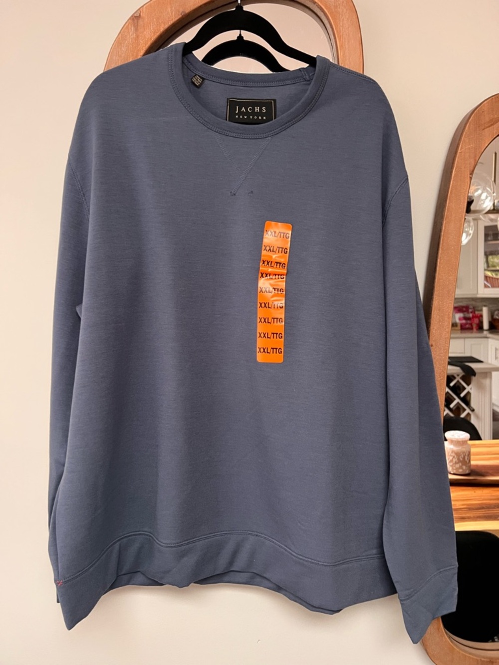 Jachs Men's Dusty Blue Crewneck Sweater